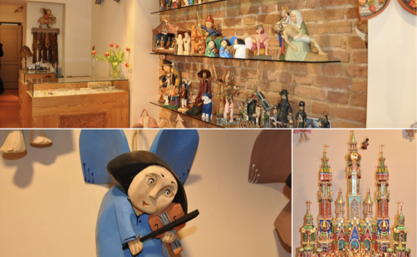 Drewniane ręcznie produkowane anioły oraz szopki bożonarodzeniowe doskonałe na prezent