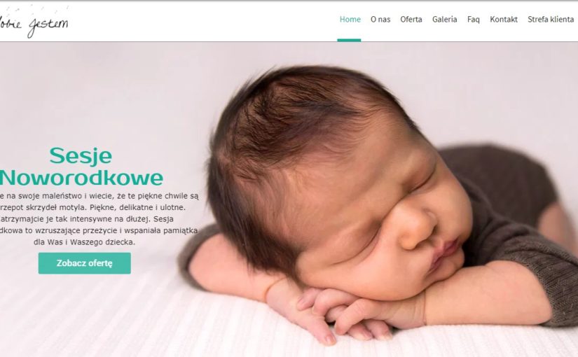 Narodziny brzdąca to czas zadziwiający potrzebujemy uchować ową chwile.